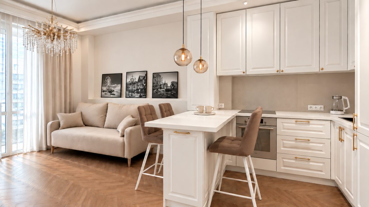 Апартаменты (ApartMari Зеленоградск Роскошные дизайнерские апартаменты в новом доме), Апартаменты ApartMari в новом доме