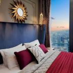 Трёхместный и более (Sky City Moscow Закатная сторона! 43 этаж!), Апартаменты Sky City Moscow