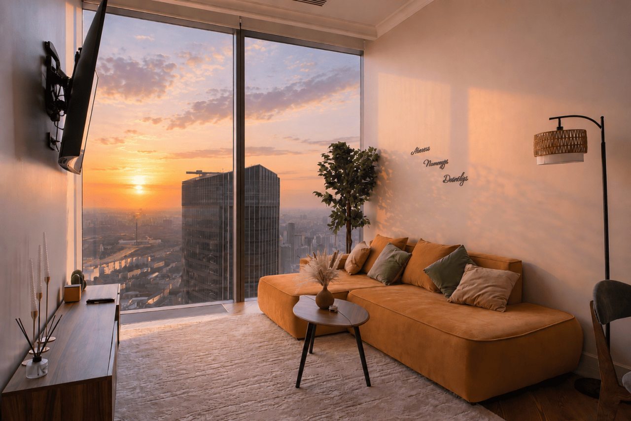 Трёхместный и более, Апартаменты Sky City Moscow