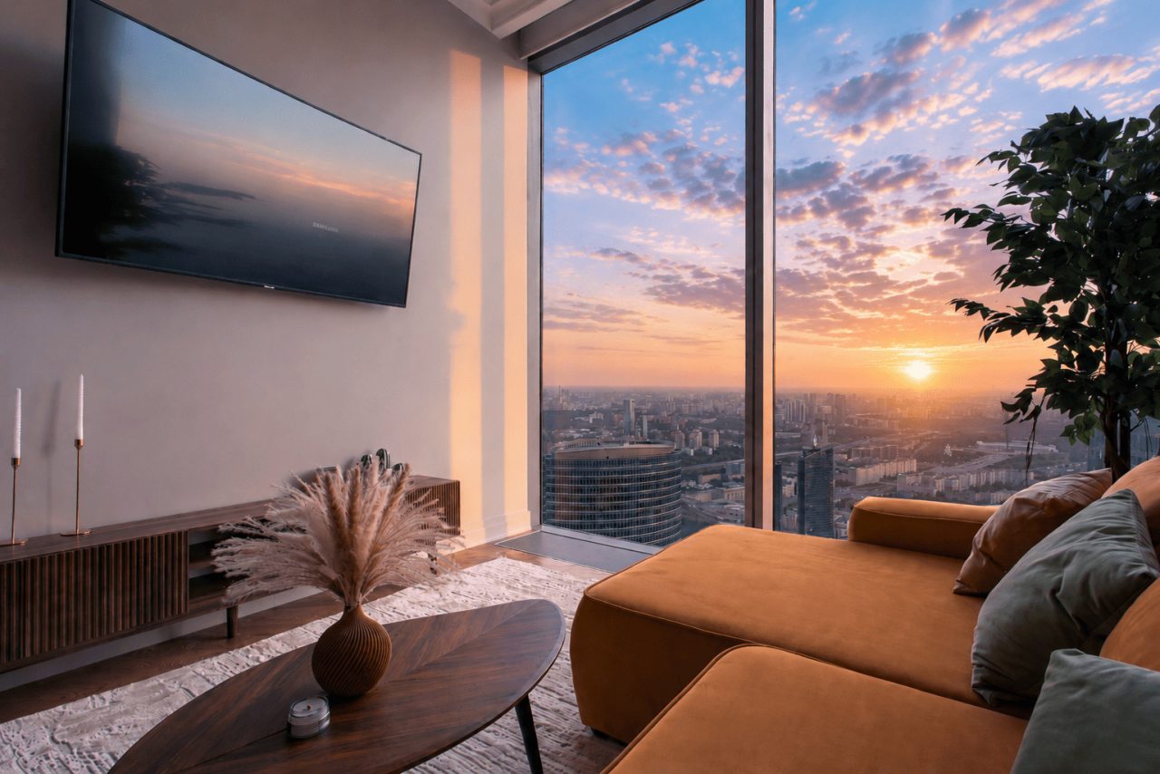 Трёхместный и более, Апартаменты Sky City Moscow
