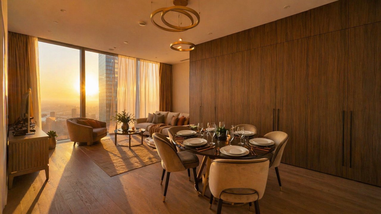 Трёхместный и более (Sky City Moscow 75 этаж! Шикарный вид на МГУ, Парк Победы, Лужники, башни и город! Дизайнерский!), Апартаменты Sky City Moscow