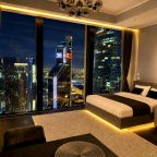 Апартаменты (Апартаменты Sky City Moscow 63 этаж! Редкий вид на Москву! Большое окно! Закатная сторона! С Алисой и подсветкой!), Апартаменты Sky City Moscow