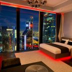 Апартаменты (Апартаменты Sky City Moscow 63 этаж! Редкий вид на Москву! Большое окно! Закатная сторона! С Алисой и подсветкой!), Апартаменты Sky City Moscow