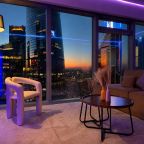 Апартаменты (Sky City Moscow Подсветка! 54 этаж! Алиса Макс! Большая гостиная с панорамой с шикарным видом!), Апартаменты Sky City Moscow