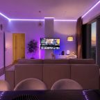 Апартаменты (Sky City Moscow Подсветка! 54 этаж! Алиса Макс! Большая гостиная с панорамой с шикарным видом!), Апартаменты Sky City Moscow