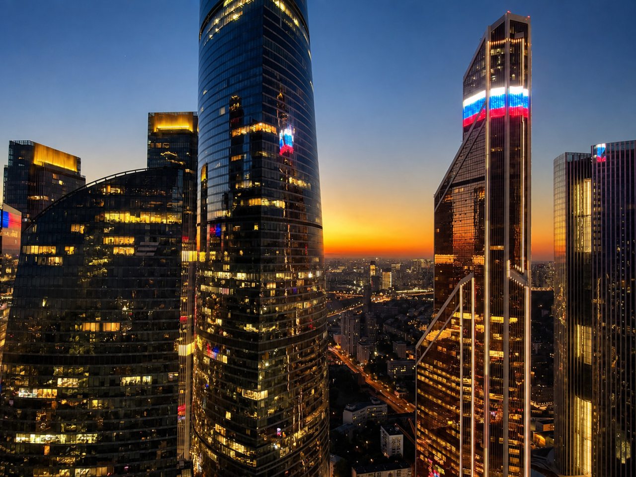 Апартаменты (Sky City Moscow Подсветка! 54 этаж! Алиса Макс! Большая гостиная с панорамой с шикарным видом!), Апартаменты Sky City Moscow