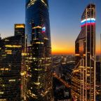Апартаменты (Sky City Moscow Подсветка! 54 этаж! Алиса Макс! Большая гостиная с панорамой с шикарным видом!), Апартаменты Sky City Moscow