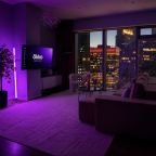 Апартаменты (Sky City Moscow Подсветка! 54 этаж! Алиса Макс! Большая гостиная с панорамой с шикарным видом!), Апартаменты Sky City Moscow