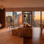 Апартаменты (Sky City Moscow Подсветка! 54 этаж! Алиса Макс! Большая гостиная с панорамой с шикарным видом!), Апартаменты Sky City Moscow
