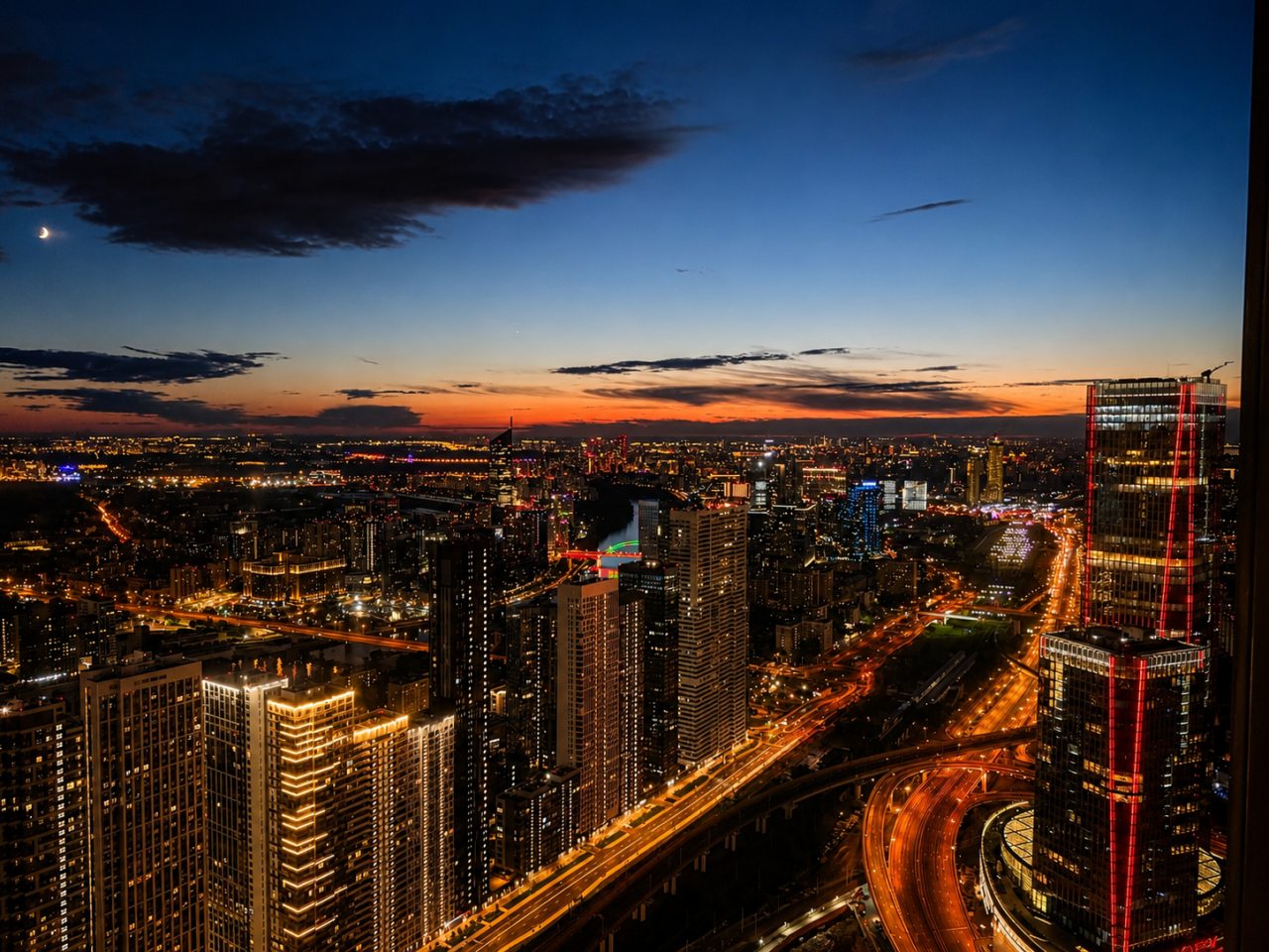 Апартаменты (Sky City Moscow Джакузи у окна на 55 этаже с подсветкой и музыкой! Закатная сторона! Редкий вид на Парк победы и город!), Апартаменты Sky City Moscow