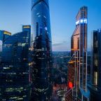 Апартаменты (Sky City Moscow 51 этаж! 140 метров! Саундбар! Подсветка под любое настроение! Дорогой вид на башни и город!), Апартаменты Sky City Moscow