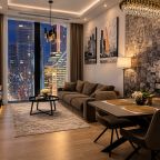 Апартаменты (Sky City Moscow Эксклюзивный мраморный! Редкая широкая панорама на все башни Москва Сити! Алиса Макc!), Апартаменты Sky City Moscow