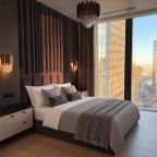 Апартаменты (Sky City Moscow Эксклюзивный мраморный! Редкая широкая панорама на все башни Москва Сити! Алиса Макc!), Апартаменты Sky City Moscow
