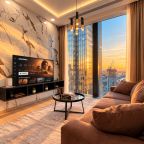 Апартаменты (Sky City Moscow Эксклюзивный мраморный! Редкая широкая панорама на все башни Москва Сити! Алиса Макc!), Апартаменты Sky City Moscow