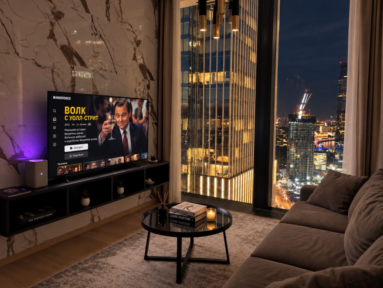 Апартаменты (Sky City Moscow Эксклюзивный мраморный! Редкая широкая панорама на все башни Москва Сити! Алиса Макc!), Апартаменты Sky City Moscow