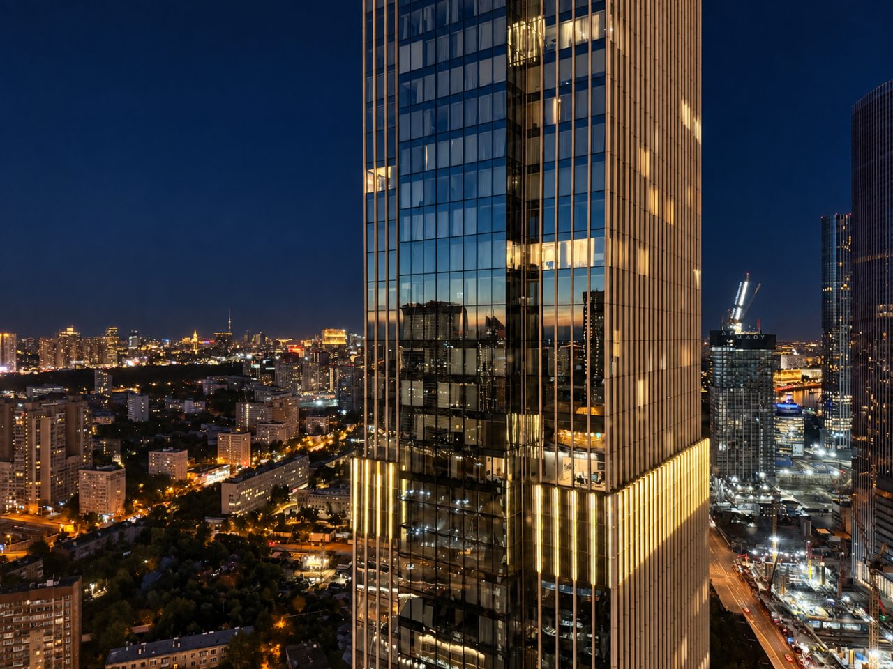 Апартаменты (Sky City Moscow Эксклюзивный мраморный! Редкая широкая панорама на все башни Москва Сити! Алиса Макc!), Апартаменты Sky City Moscow