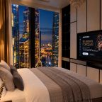 Апартаменты (Sky City Moscow Эксклюзивный мраморный! Редкая широкая панорама на все башни Москва Сити! Алиса Макc!), Апартаменты Sky City Moscow