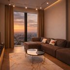 Апартаменты (Sky City Moscow 59 этаж! Редкий вид на город! Интерьер нежный как лакомка!), Апартаменты Sky City Moscow
