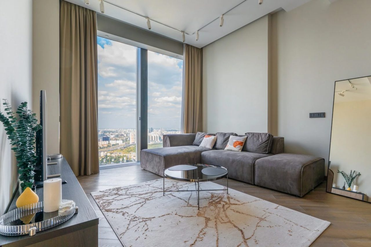 Апартаменты (Sky City Moscow 59 этаж! Невероятный вид с высоты птичьего полёта!), Апартаменты Sky City Moscow