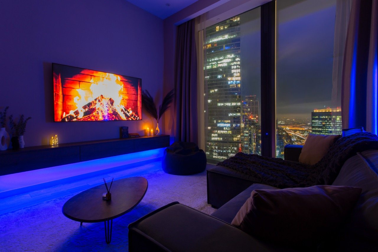 Трёхместный и более (Sky City Moscow 61 этаж! Вид на башни!), Апартаменты Sky City Moscow