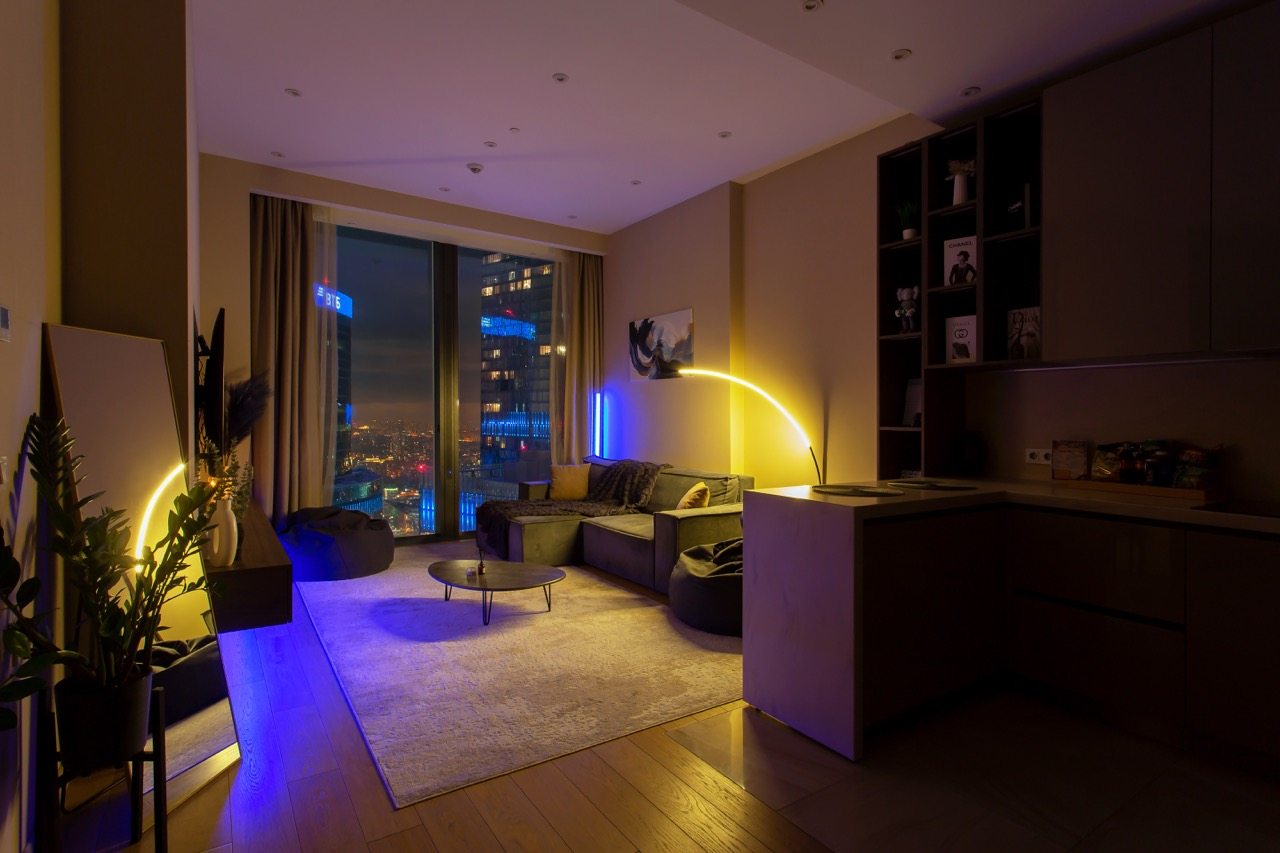 Трёхместный и более (Sky City Moscow 61 этаж! Вид на башни!), Апартаменты Sky City Moscow