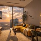 Трёхместный и более (Sky City Moscow 8Sky CIty Moscow 81 этаж! Панорамная ванна с видом на всю Москву! Самый дорогой вид в Москве! Дизайнерский интерьер!1 этаж!), Апартаменты Sky City Moscow