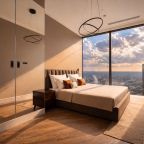 Трёхместный и более (Sky City Moscow 8Sky CIty Moscow 81 этаж! Панорамная ванна с видом на всю Москву! Самый дорогой вид в Москве! Дизайнерский интерьер!1 этаж!), Апартаменты Sky City Moscow