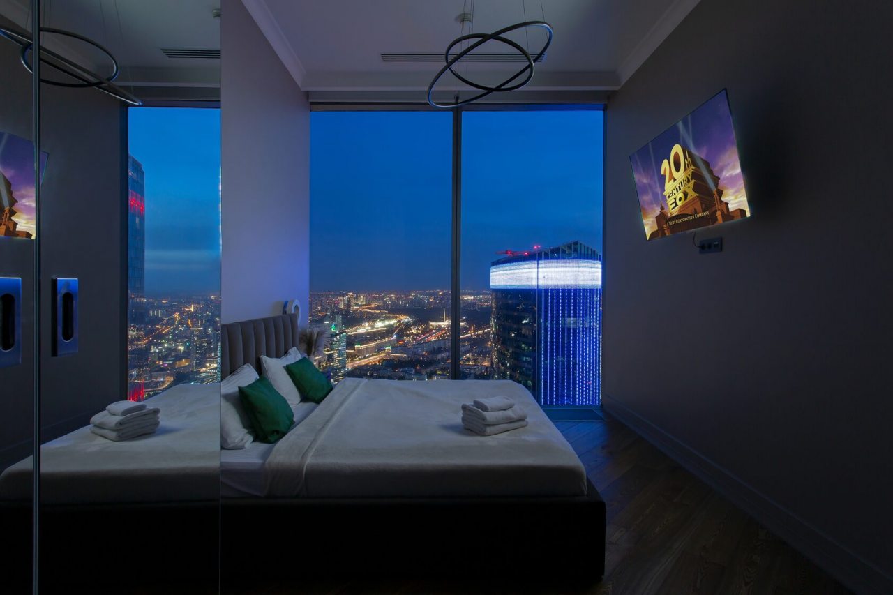 Трёхместный и более (Sky City Moscow 81 этаж!), Апартаменты Sky City Moscow