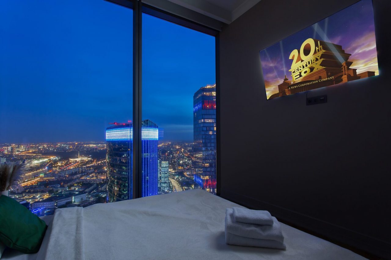 Трёхместный и более (Sky City Moscow 81 этаж!), Апартаменты Sky City Moscow