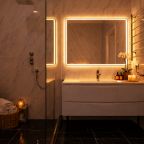 Двухместный (Sky City Moscow Уютная студия с подсветкой и Аэрохоккеем в Москва Сити! Закатная сторона!), Апартаменты Sky City Moscow