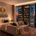 Апартаменты (Sky City Moscow LUX Студия с большим окном с видом на все башни и город!), Апартаменты Sky City Moscow