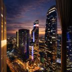Двухместный (Sky City Moscow Уютная студия на 51 этаже с уникальным видом на все башни Москва Сити), Апартаменты Sky City Moscow