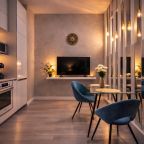 Двухместный (Sky City Moscow Уютная студия на 51 этаже с уникальным видом на все башни Москва Сити), Апартаменты Sky City Moscow