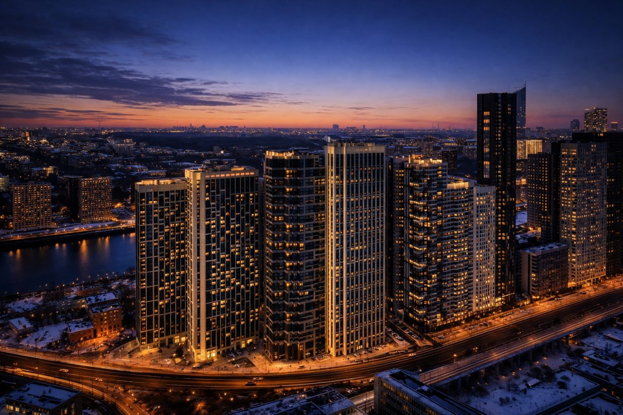 Апартаменты (Sky City Moscow Закатная сторона! 43 этаж!), Апартаменты Sky City Moscow