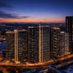 Апартаменты (Sky City Moscow Уютная Студия на 43 этаже с видом на закат! Lux дизайн! Виден весь город!), Апартаменты Sky City Moscow