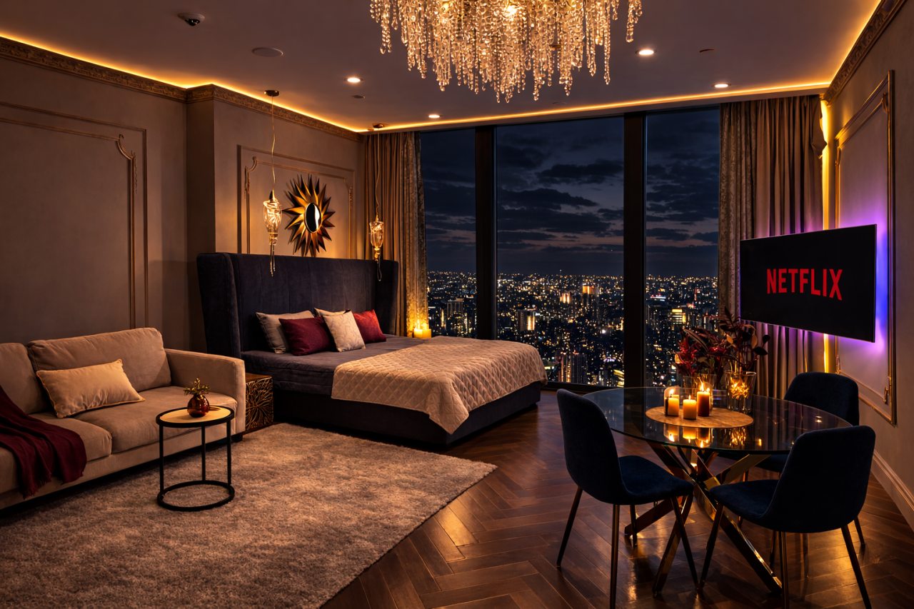 Апартаменты (Sky City Moscow Закатная сторона! 43 этаж!), Апартаменты Sky City Moscow