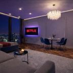 Апартаменты (Sky City Moscow Уютная Студия на 43 этаже с видом на закат! Lux дизайн! Виден весь город!), Апартаменты Sky City Moscow