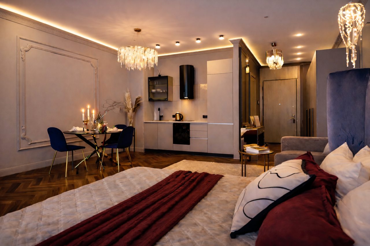 Апартаменты (Sky City Moscow Закатная сторона! 43 этаж!), Апартаменты Sky City Moscow