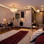 Апартаменты (Sky City Moscow Уютная Студия на 43 этаже с видом на закат! Lux дизайн! Виден весь город!), Апартаменты Sky City Moscow