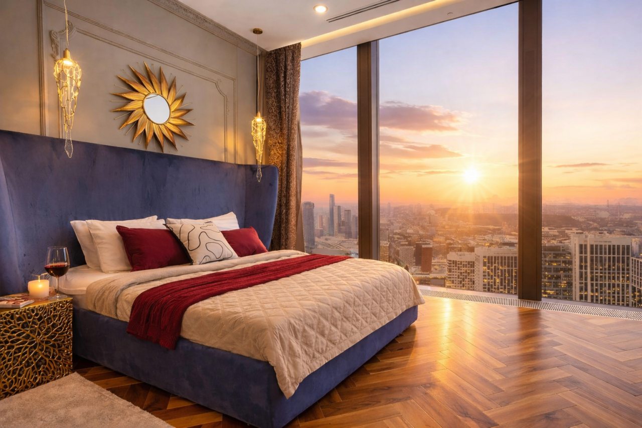 Апартаменты (Sky City Moscow Закатная сторона! 43 этаж!), Апартаменты Sky City Moscow
