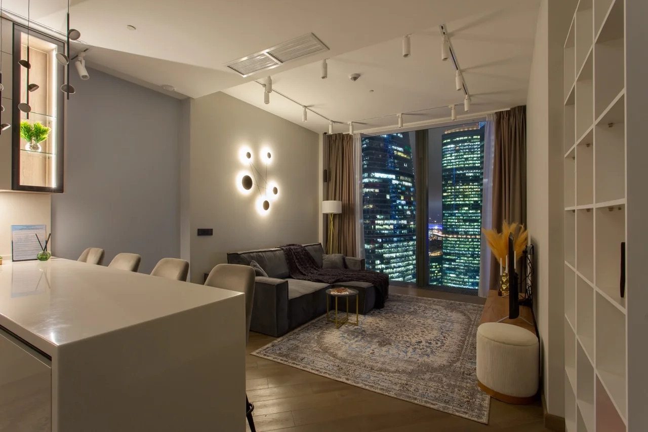 Апартаменты (Sky City Moscow Апартамент с невероятным видом на СИТИ), Апартаменты Sky City Moscow