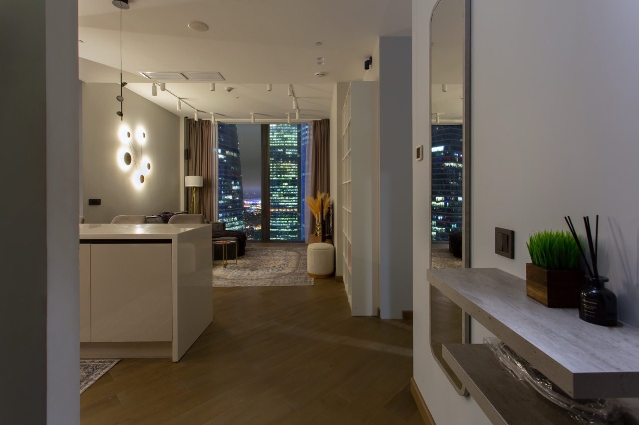Апартаменты (Sky City Moscow Апартамент с невероятным видом на СИТИ), Апартаменты Sky City Moscow