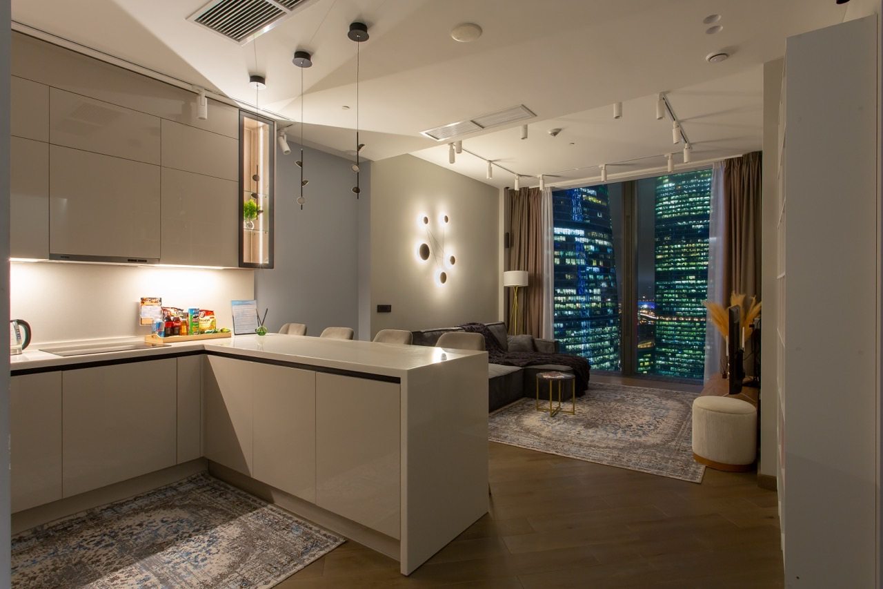 Апартаменты (Sky City Moscow Апартамент с невероятным видом на СИТИ), Апартаменты Sky City Moscow