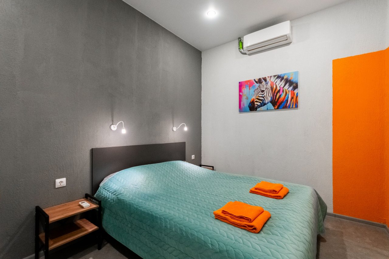 Двухместный (Двухместный номер с одной большой кроватью), Хостел ВВ хостел