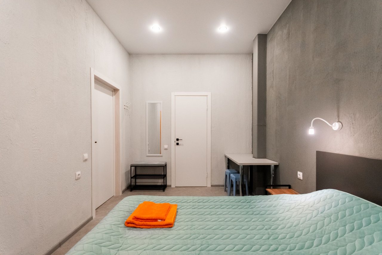 Двухместный (Двухместный номер с одной большой кроватью), Хостел ВВ хостел