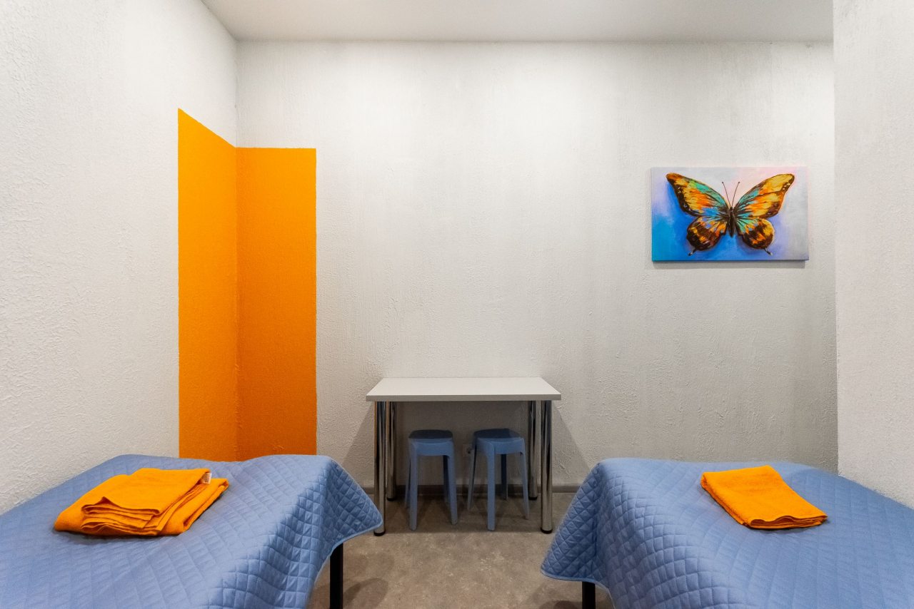 Двухместный (Двухместный номер с раздельными кроватями), Хостел ВВ хостел