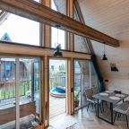 Дом (А-Фрейм на море, в окружении гор и леса), Коттедж Leo Land Glamping