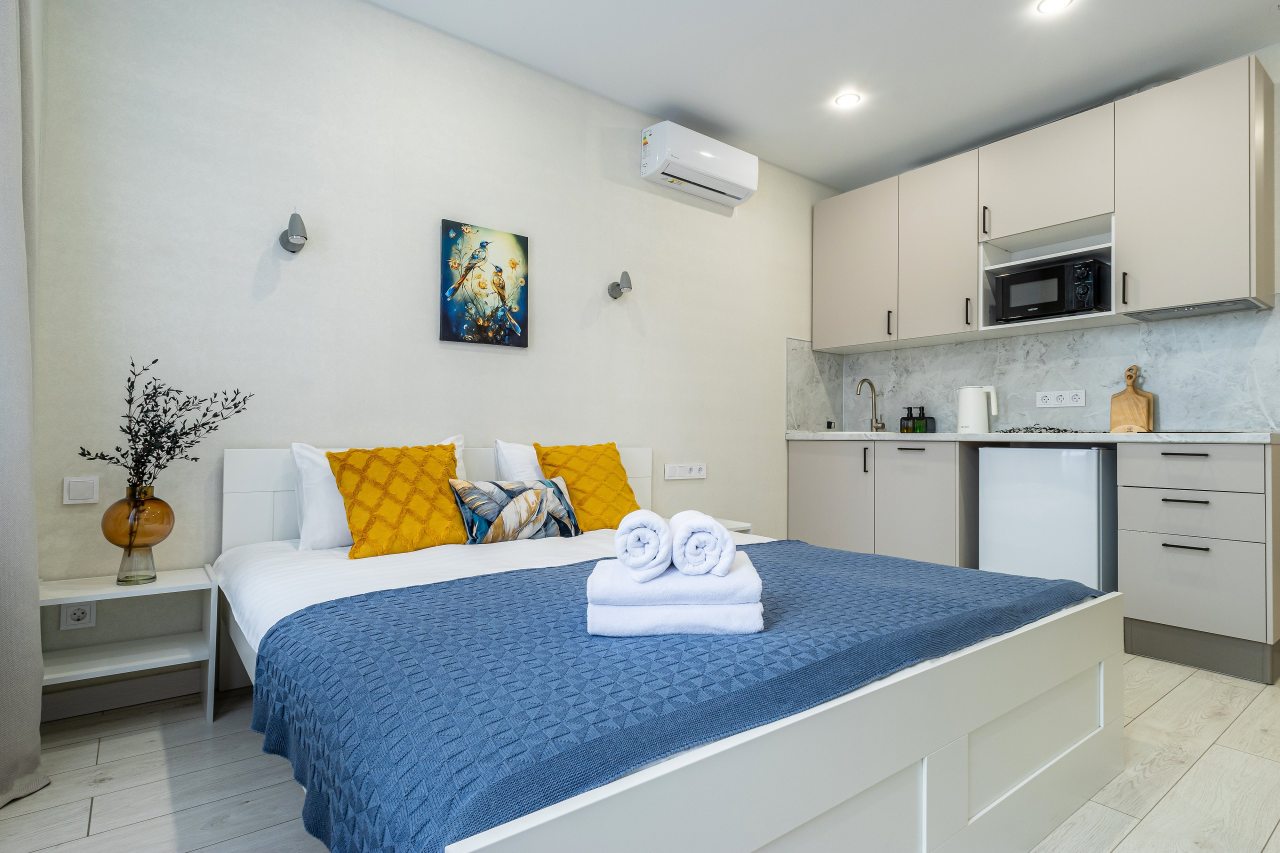 Студио (Birds №506 с видом на город), Апартаменты Nort на Родионова