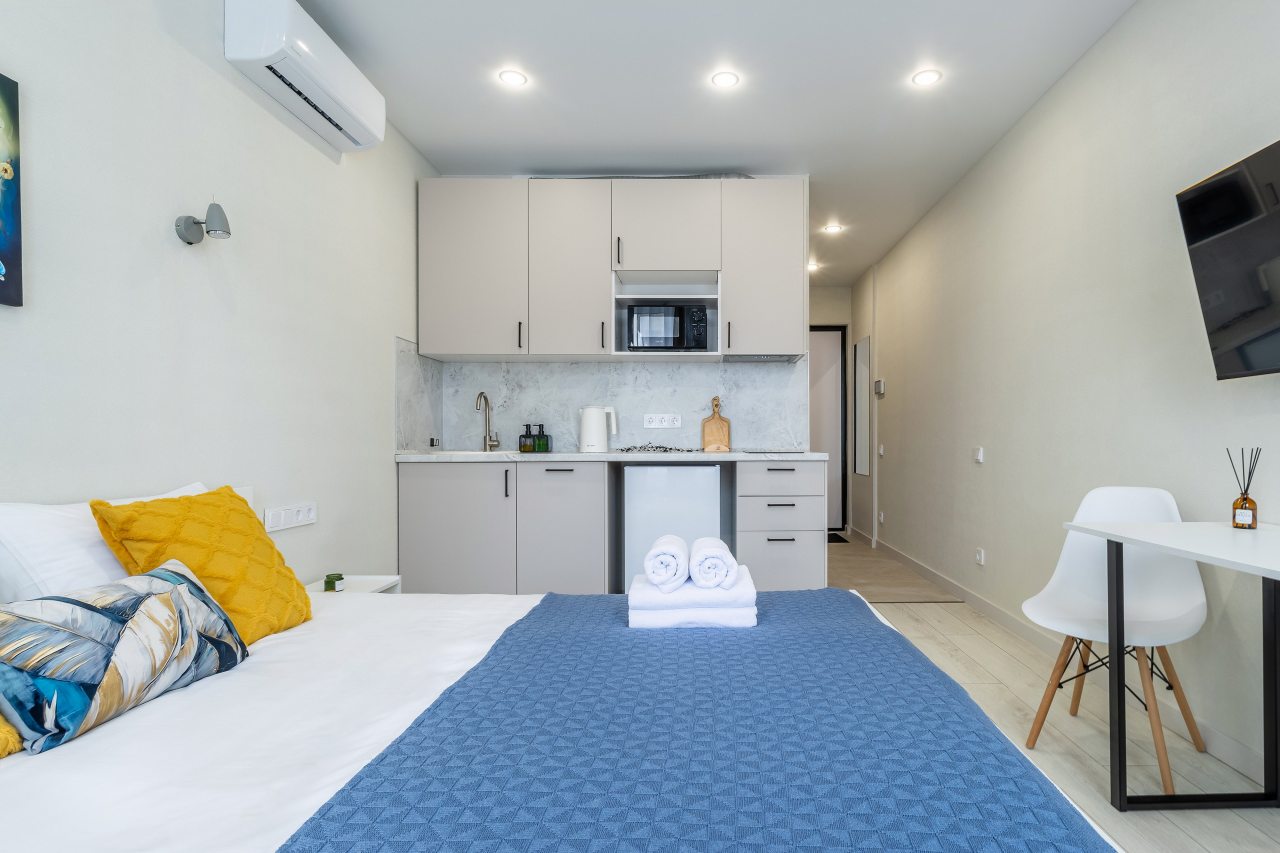 Студио (Birds №506 с видом на город), Апартаменты Nort на Родионова