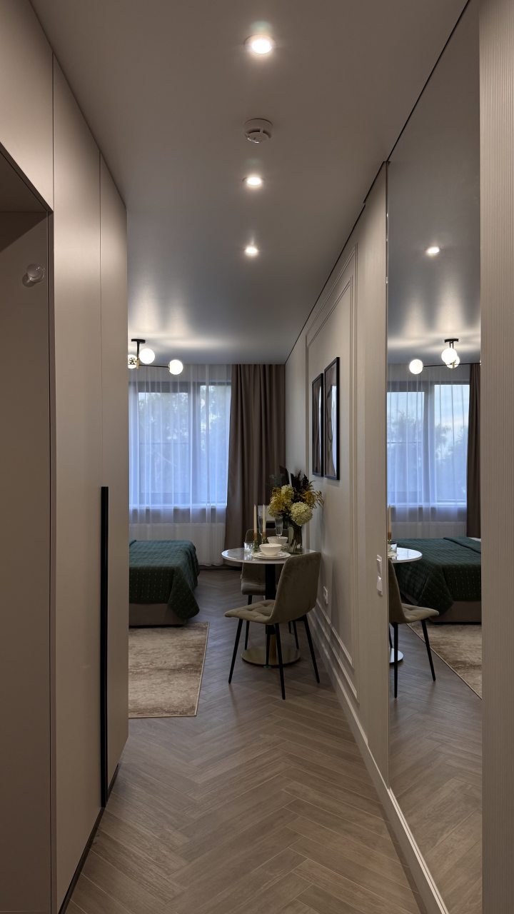 Студио (Avocado с видом на лес), Апартаменты Nort на Родионова